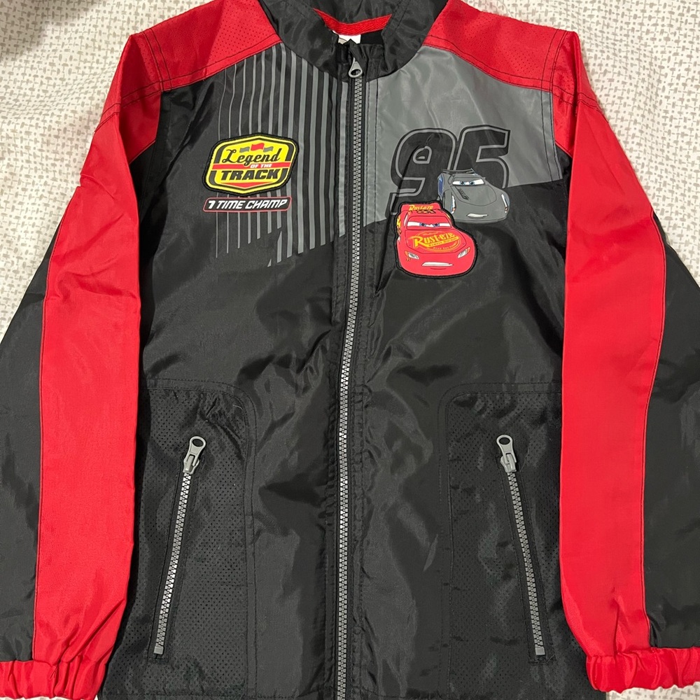 Disney Cars Raincoat - Red and Black